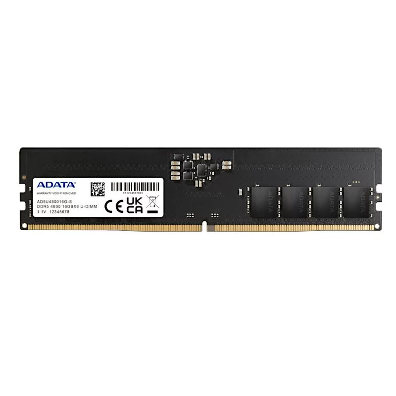 Desktop Memory DRAM Adata AD5U480016G-S 16GB DDR5 DIMM 4800MHz Color:black