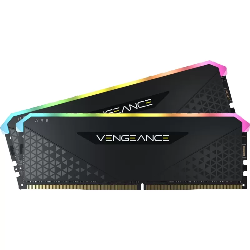 Оперативная память DRAM Corsair VENGEANCE RGB RS CMG16GX4M2E3200C16 KIT 16GB (2X8GB) DDR4 DIMM 3200MHz 16-20-20-38 Цвет:чёрный Оперативная память DRAM Corsair VENGEANCE RGB RS CMG16GX4M2E3200C16 KIT 16GB (2X8GB) DDR4 DIMM 3200MHz 16-20-20-38 Цвет:чёрный