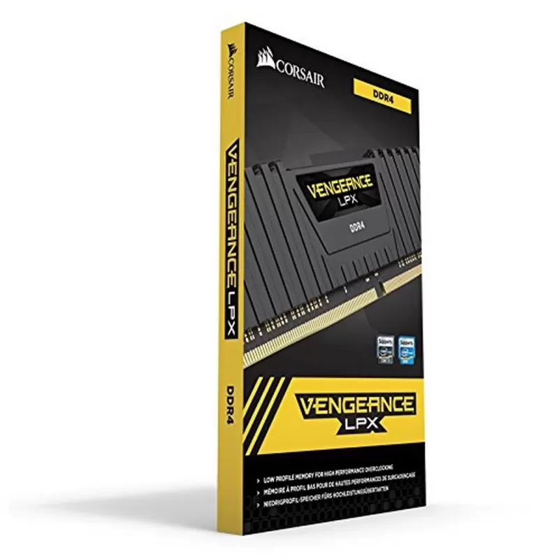 זיכרון לנייח DRAM Corsair VENGEANCE LPX Vengeance LPX 16GB (1x16GB) DDR4 3600MHz CL18 CMK16GX4M1Z3600C18 16GB DDR4 DIMM 3600MHz CL18 צבע שחור