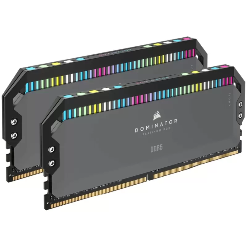 Оперативная память DRAM Corsair DOMINATOR PLATINUM RGB CMT64GX5M2B5200Z40K KIT 64GB (2X32GB) DDR5 DIMM 5200MHz CL40 Цвет:чёрный Оперативная память DRAM Corsair DOMINATOR PLATINUM RGB CMT64GX5M2B5200Z40K KIT 64GB (2X32GB) DDR5 DIMM 5200MHz CL40 Цвет:чёрный