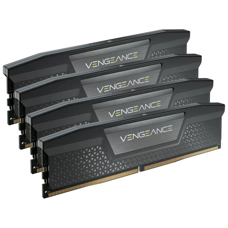 Desktop Memory DRAM Corsair VENGEANCE CMK64GX5M4B6400C32 KIT 64GB (4X16GB) DDR5 DIMM 6400MHz CL32 Color:black Desktop Memory DRAM Corsair VENGEANCE CMK64GX5M4B6400C32 KIT 64GB (4X16GB) DDR5 DIMM 6400MHz CL32 Color:black