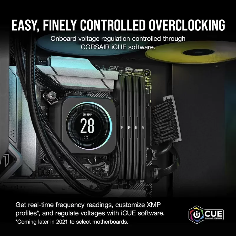 Desktop Memory DRAM Corsair VENGEANCE CMK64GX5M4B6400C32 KIT 64GB (4X16GB) DDR5 DIMM 6400MHz CL32 Color:black Desktop Memory DRAM Corsair VENGEANCE CMK64GX5M4B6400C32 KIT 64GB (4X16GB) DDR5 DIMM 6400MHz CL32 Color:black