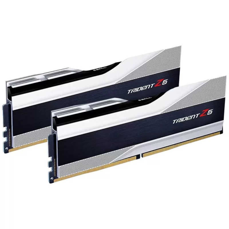 זיכרון לנייח DRAM G.Skill Trident Z5 לבן מט 6000J3040F16GX2-TZ5S KIT 32GB (2x16GB) DDR5 DIMM 6000MHz CL30 1.35V