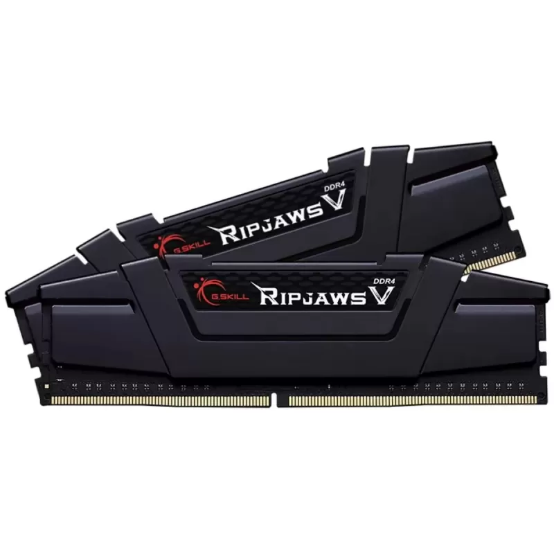 Desktop Memory DRAM G.Skill Ripjaws V F4-3200C16D-16GVKB KIT 16GB (2X8GB) DDR4 DIMM 3200MHz C16 XMP 2.0 1.35V Color:black
