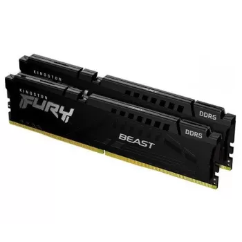 זיכרון לנייח DRAM Kingston FURY Beast KF552C40BB2K2-64 KIT 64GB (2x32GB) DDR5 DIMM 5200MHz 40 1.25V צבע שחור זיכרון לנייח DRAM Kingston FURY Beast KF552C40BB2K2-64 KIT 64GB (2x32GB) DDR5 DIMM 5200MHz 40 1.25V צבע שחור