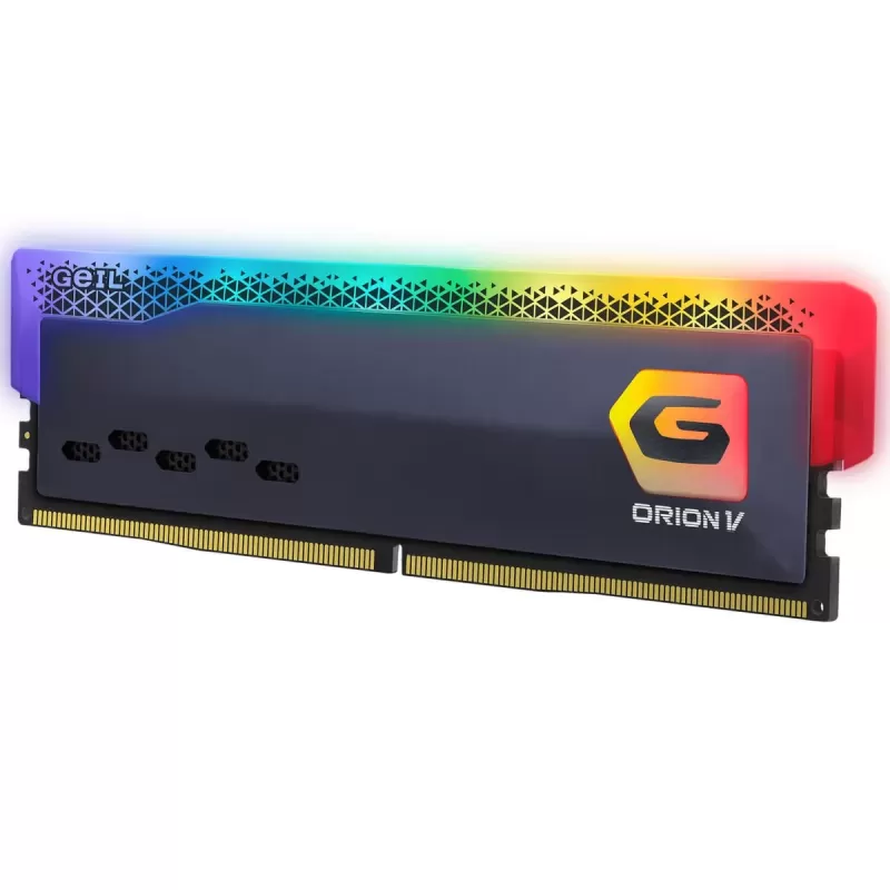 Оперативная память DRAM GEIL DDR5 32GB (2x16GB) 5600 CL38 ORION V RGB AMD Edition gray GAVSG532GB5600C38ADC 32GB DDR5 DIMM 5600MHz