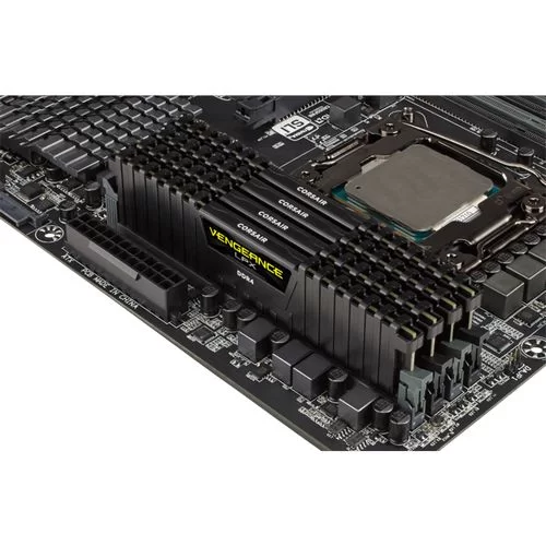 זיכרון לנייח DRAM Corsair VENGEANCE LPX  CMK64GX4M4C3000C15 KIT 64GB (4x16GB) DDR4 3000MHz 1.2V צבע שחור