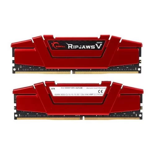 Desktop Memory DRAM G.Skill Ripjaws V F4-3000C15D-16GVR KIT 16GB (2X8GB) DDR4 DIMM 3000MHz 15-15-15-35 1.35V OEM, no package
