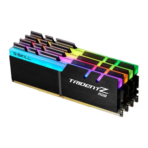Desktop Memory DRAM G.Skill Trident Z RGB F4-3600C17Q-64GTZR KIT 64GB (4x16GB) DDR4 DIMM 3600MHz 17-19-19-39 1.35V OEM, no package