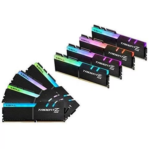Desktop Memory DRAM G.Skill Trident Z RGB F4-3000C14Q2-128GTZR KIT 128GB (8X16) DDR4 3000MHz 14-14-14-34 1.35V OEM, no package