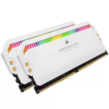 Desktop Memory DRAM Corsair DOMINATOR PLATINUM RGB CMT32GX4M2K4000C19W KIT 32GB (2x16GB) DDR4 DIMM 4000MHz CL19 Color:white