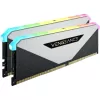 זיכרון לנייח DRAM Corsair VENGEANCE RGB RT CMN16GX4M2Z3600C18W KIT 16GB (2X8GB) DDR4 DIMM 3600MHz CL18 צבע שחור, לבן זיכרון לנייח DRAM Corsair VENGEANCE RGB RT CMN16GX4M2Z3600C18W KIT 16GB (2X8GB) DDR4 DIMM 3600MHz CL18 צבע שחור, לבן