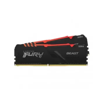 זיכרון לנייח DRAM Kingston Fury Beast KF432C16BB1AK2/32 KIT 32GB (2x16GB) DDR4 3200MHz CL16 צבע שחור
