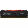 Desktop Memory DRAM Kingston Fury Beast RGB KF436C17BBAK2/16 KIT 16GB (2X8GB) DDR4 DIMM 3600MHz CL17 Color:black