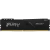 זיכרון לנייח DRAM Kingston Fury Beast KF436C17BBK2/16 KIT 16GB (2X8GB) DDR4 3600MHz CL17 צבע שחור