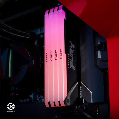 Desktop Memory DRAM Kingston Fury Beast KF432C16BB2A/32 32GB DDR4 3200MHz CL16 Desktop Memory DRAM Kingston Fury Beast KF432C16BB2A/32 32GB DDR4 3200MHz CL16
