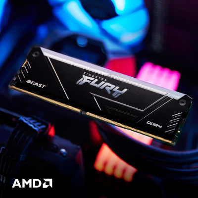 Desktop Memory DRAM Kingston Fury Beast KF432C16BB2A/32 32GB DDR4 3200MHz CL16 Desktop Memory DRAM Kingston Fury Beast KF432C16BB2A/32 32GB DDR4 3200MHz CL16