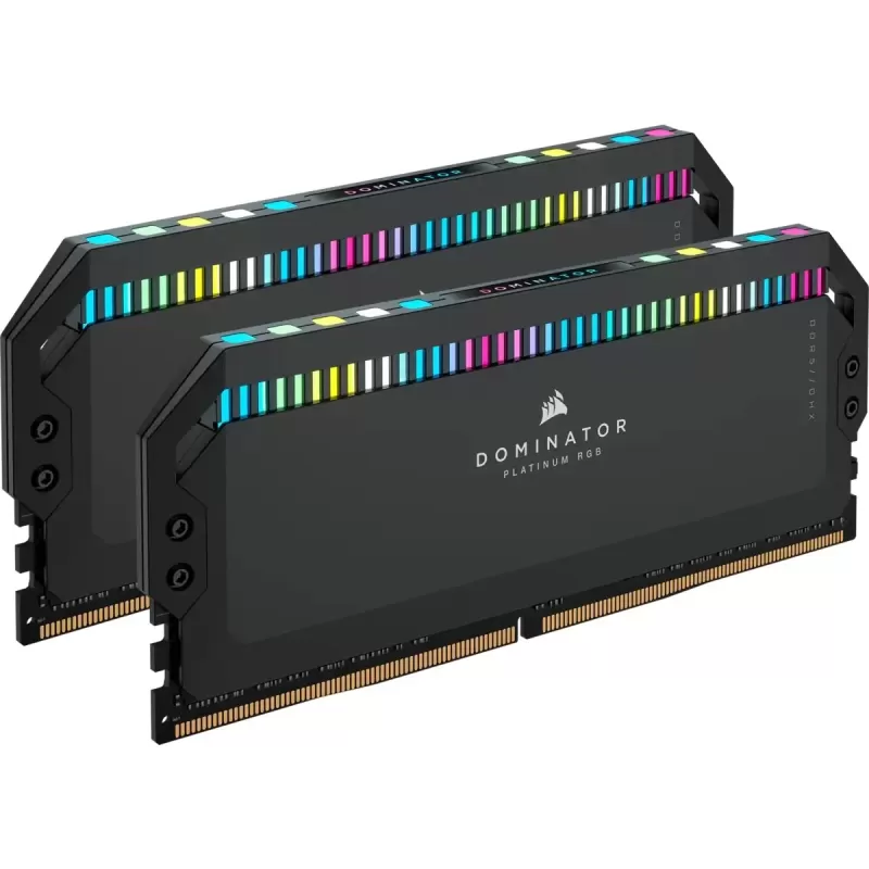 Desktop Memory DRAM Corsair DOMINATOR PLATINUM RGB CMT32GX5M2B6400C32 KIT 32GB (2x16GB) DDR5 DIMM 6400MHz CL32 Color:black