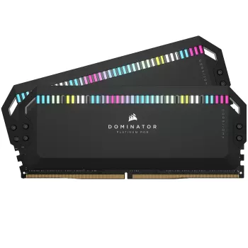 Оперативная память DRAM Corsair DOMINATOR PLATINUM RGB CMT32GX5M2B6400C32 KIT 32GB (2x16GB) DDR5 DIMM 6400MHz CL32 Цвет:чёрный