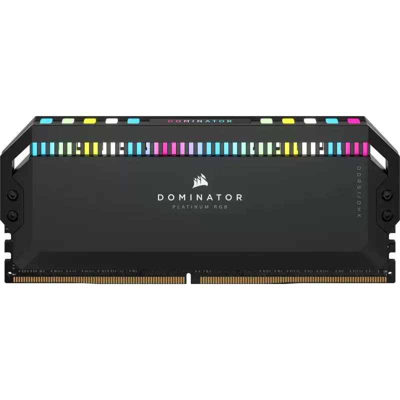 Desktop Memory DRAM Corsair DOMINATOR PLATINUM RGB CMT32GX5M2B6400C32 KIT 32GB (2x16GB) DDR5 DIMM 6400MHz CL32 Color:black
