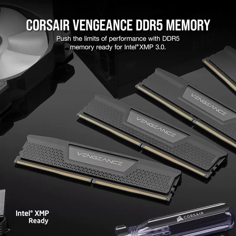 Desktop Memory DRAM Corsair VENGEANCE CMK96GX5M2B5600C40 KIT 96GB (2X48GB) DDR5 DIMM 5600MHz CL40 Color:black