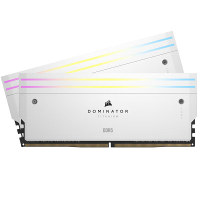 זיכרון לנייח DRAM Corsair DOMINATOR TITANIUM RGB לבן CMP96GX5M2B6000Z30W KIT זיכרון לנייח DRAM Corsair DOMINATOR TITANIUM RGB לבן CMP96GX5M2B6000Z30W KIT