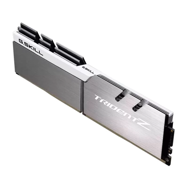 Оперативная память DRAM G.Skill Trident Z F4-3200C16D-32GTZSW KIT 32GB (2x16GB) DDR4 DIMM 3200MHz C16 XMP 2.0 1.35V Цвет:серебряный, белый