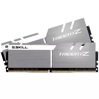 Desktop Memory DRAM G.Skill Trident Z F4-3200C16D-32GTZSW KIT 32GB (2x16GB) DDR4 3200MHz C16 XMP 2.0 1.35V Color:silver, white