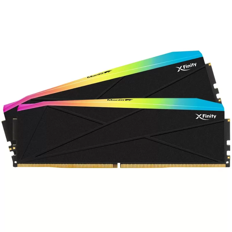 Desktop Memory DRAM V-COLOR Manta XFinity RGB TMXFL6464832KWK 128GB DDR5 DIMM 6400MHz CL32 EXPO/XMP 3.0 1.4V Color:black Desktop Memory DRAM V-COLOR Manta XFinity RGB TMXFL6464832KWK 128GB DDR5 DIMM 6400MHz CL32 EXPO/XMP 3.0 1.4V Color:black