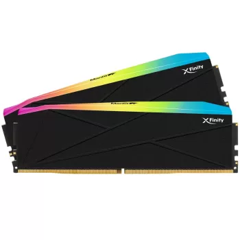 Desktop Memory DRAM V-COLOR Manta XFinity RGB TMXFL6464832KWK 128GB DDR5 DIMM 6400MHz CL32 EXPO/XMP 3.0 1.4V Color:black