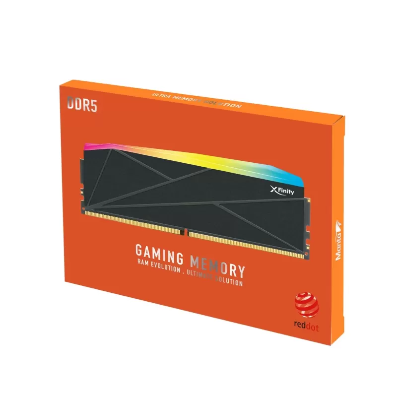 Desktop Memory DRAM V-COLOR Manta XFinity RGB TMXFL6464832KWK 128GB DDR5 DIMM 6400MHz CL32 EXPO/XMP 3.0 1.4V Color:black Desktop Memory DRAM V-COLOR Manta XFinity RGB TMXFL6464832KWK 128GB DDR5 DIMM 6400MHz CL32 EXPO/XMP 3.0 1.4V Color:black