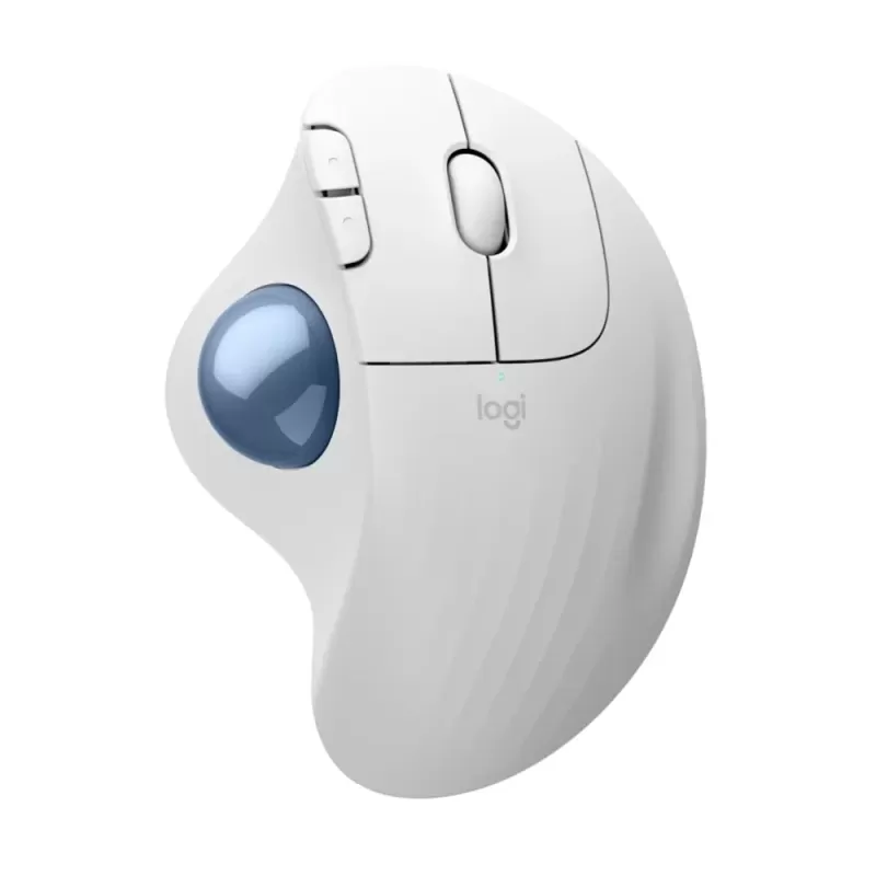עכבר אלחוטי Logitech M575S TrackBall Off-לבן Blue Ball 2000DPI BT