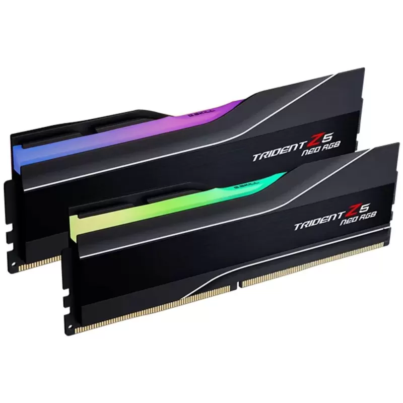 Desktop Memory DRAM G.Skill Trident Z5 Neo 6000J3244G64GX2-TZ5NR KIT 128GB (2x64GB) DDR5 6000MHz CL32 AMD EXPO 1.4V Color:black