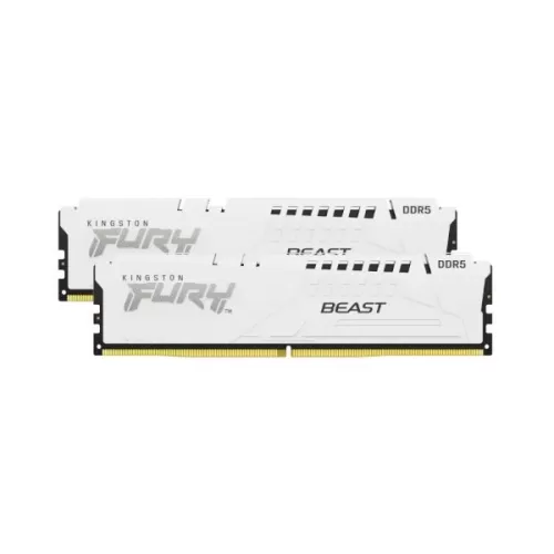 Memory Kingston FURY Beast KF560C36BWE2K2-32 KIT 32GB (2x16GB) DDR5 6000MHz 1.35V Color:white