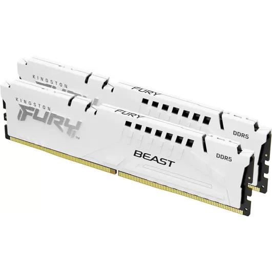 Memory Kingston FURY Beast KF560C36BWE2K2-32 KIT 32GB (2x16GB) DDR5 6000MHz 1.35V Color:white