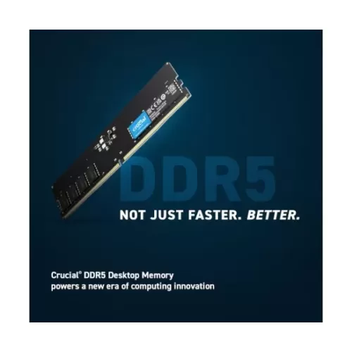 זיכרון Crucial CT32G56C46U5T 32GB DDR5 5600MHz 46 1.1V צבע שחור