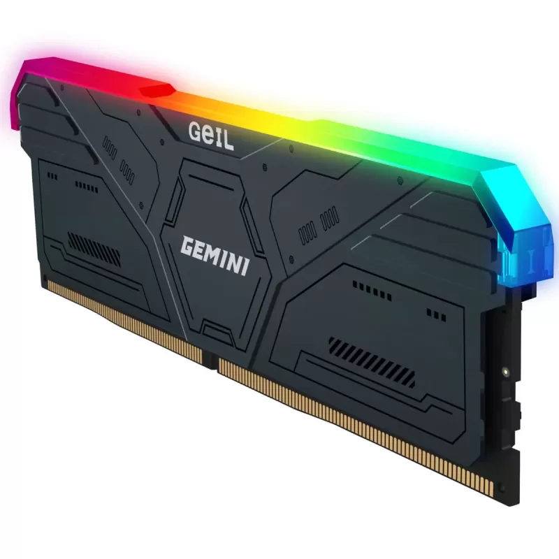 Оперативная память DRAM GEIL DDR5 32GB (2x16GB) 5600 CL38 GEMINI RGB AMD Edition gray GAMSG532GB5600C38ADC 32GB DDR5 DIMM 5600MHz
