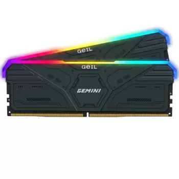 Desktop Memory DRAM GEIL DDR5 32GB (2x16GB) 5600 CL38 GEMINI RGB AMD Edition gray GAMSG532GB5600C38ADC 32GB DDR5 DIMM 5600MHz