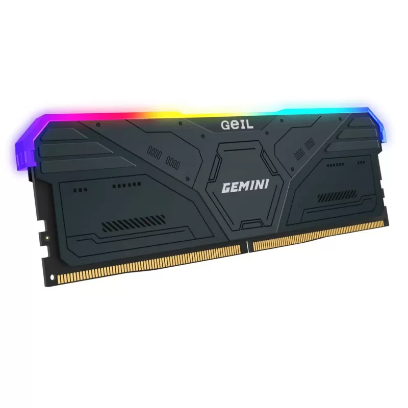 Оперативная память DRAM GEIL DDR5 32GB (2x16GB) 5600 CL38 GEMINI RGB AMD Edition gray GAMSG532GB5600C38ADC 32GB DDR5 DIMM 5600MHz