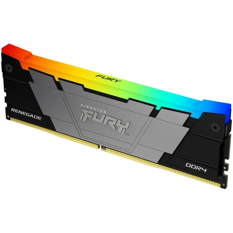 זיכרון לנייח DRAM Kingston FURY Renegade RGB DDR4 16GB Kit (2x8) 3600MHz CL16 שחור KF436C16RB2AK2/16 16GB DDR4 3600MHz