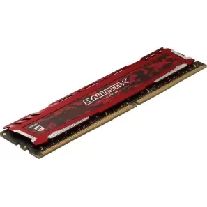 Оперативная память DRAM Crucial BALLISTIX SPORT BLS8G4D240FSEK 8GB DDR4 DIMM 2400MHz Цвет:красный