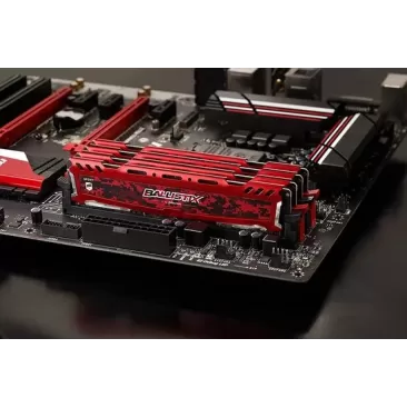 Оперативная память DRAM Crucial BALLISTIX SPORT BLS8G4D240FSEK 8GB DDR4 DIMM 2400MHz Цвет:красный