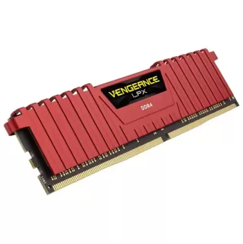 זיכרון לנייח DRAM Corsair Vengeance LPX CMK16GX4M2A2400C16R KIT 16GB (2X8GB) DDR4 2400MHz 1.2V צבע אדום
