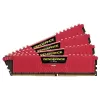 זיכרון לנייח DRAM Corsair Vengeance LPX CMK32GX4M4B4000C19R KIT 32GB (4X8GB) DDR4 4000MHz 1.35V צבע אדום