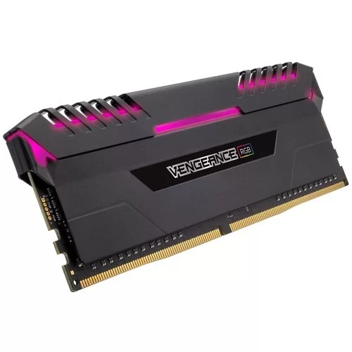 זיכרון לנייח DRAM Corsair VENGEANCE RGB  CMR32GX4M2C3000C15 KIT 32GB (2x16GB) DDR4 3000MHz 1.2V צבע שחור