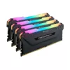 זיכרון לנייח DRAM Corsair VENGEANCE RGB PRO CMW64GX4M4C3200C16 KIT 64GB (4x16GB) DDR4 3200MHz 1.35V צבע שחור