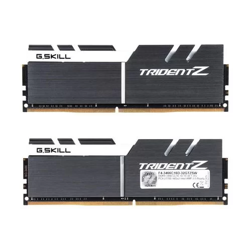 זיכרון לנייח DRAM G.Skill Trident Z F4-3466C16D-32GTZSW KIT 32GB 2X16GB DDR4 DIMM 3466MHz 16-18-18-38 1.35V OEM, ללא אריזה זיכרון לנייח DRAM G.Skill Trident Z F4-3466C16D-32GTZSW KIT 32GB 2X16GB DDR4 DIMM 3466MHz 16-18-18-38 1.35V OEM, ללא אריזה