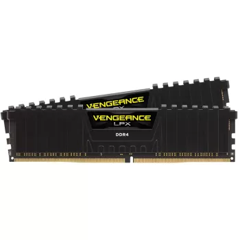 זיכרון לנייח DRAM Corsair VENGEANCE LPX CMK32GX4M2E3200C16 KIT 32GB (2x16GB) DDR4 DIMM 3200MHz CL16 צבע שחור