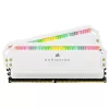 Desktop Memory DRAM Corsair DOMINATOR PLATINUM RGB CMT32GX4M4Z3200C16W KIT 32GB (4X8GB) DDR4 DIMM 3200MHz CL16 Color:white