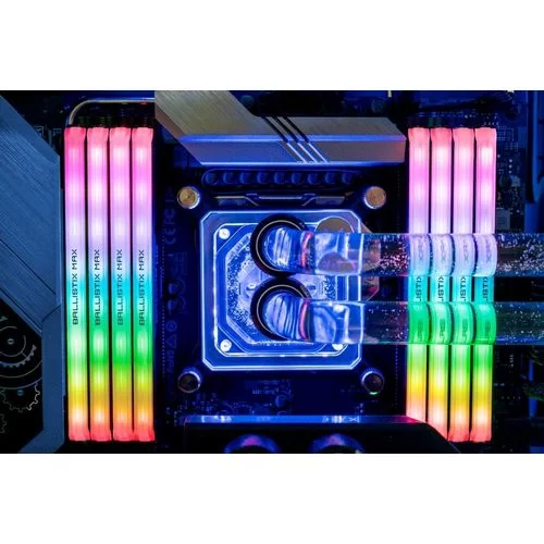 זיכרון לנייח DRAM Intel Ballistix MAX RGB BLM2K8G40C18U4BL KIT 16GB (2X8GB) DDR4 DIMM 4000MHz